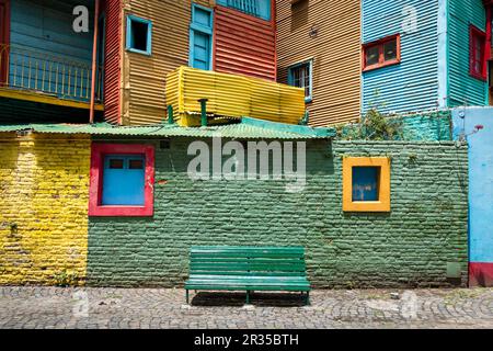 La Boca, farbenfrohes Viertel, Buenos Aires Argentinisch Stockfoto