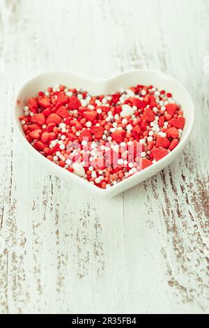 Valentinstag Kuchen Dekorationen Stockfoto