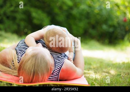 Entspannen Sie sich auf Natur Stockfoto