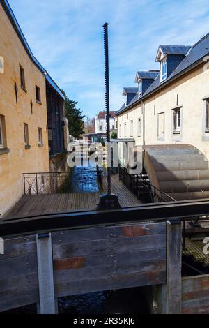 Historische Maismühle in Valkenburg, Niederlande Stockfoto