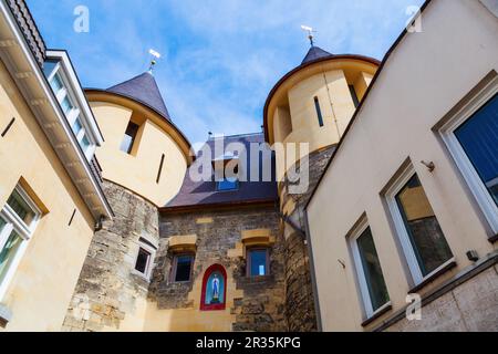 Mittelalterliches Stadttor in Valkenburg, Niederlande Stockfoto