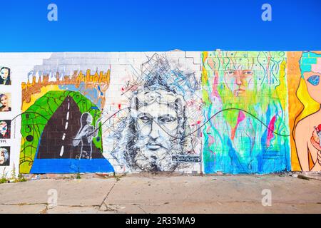 Graffitis in Bushwick, Brooklyn, New York City Stockfoto