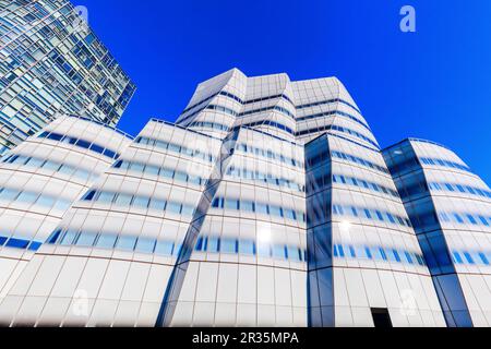 IAC-Gebäude in Chelsea, Manhattan, NYC, Architekt Frank Gehry Stockfoto