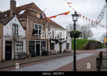 Brielle, Niederlande, feiert die Freiheit, die erste Stadt, die am 1. April 1572 von den Spaniern befreit wurde, die Geschichte der Niederlande Stockfoto