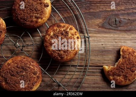 Tortitas negras (gezuckerte Brötchen, Argentinien) Stockfoto