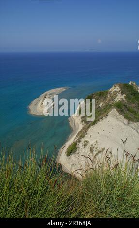 Cap Drastis - malerische Küste in der Nähe von Sidari, Korfu, Griechenland Stockfoto