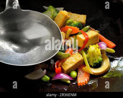 Mapo Doufo (chinesisches Tofu-Gericht) Stockfoto