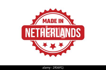 In Niederlande Stempel gemacht Stock Vektor