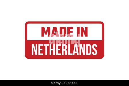 In Niederlande Stempel gemacht Stock Vektor