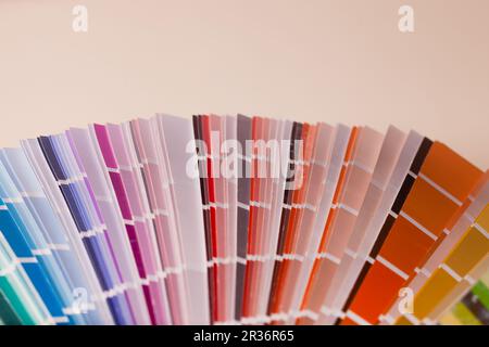 Proben-Farbpalette Stockfoto