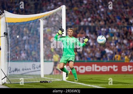 DFB Cup: FC Carl Zeiss Jena gegen Bayern München Stockfoto