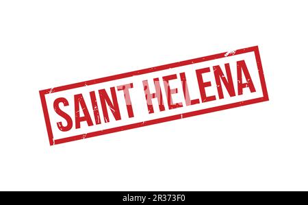 St. Helena Gummistempel Dichtungsvektor Stock Vektor