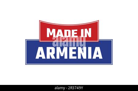 Hergestellt In Armenien Seal Vector Stock Vektor