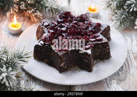 Mohnkuchen Stockfoto