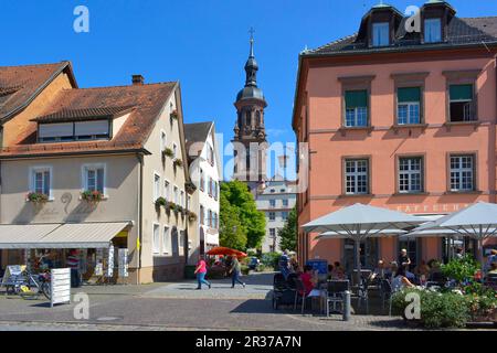 Schwarzwald, Gengenbach, Altstadt, Stadtkirche Stockfoto