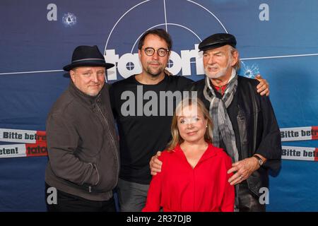 MÃ¼nster Tatortkinopremiere Stockfoto