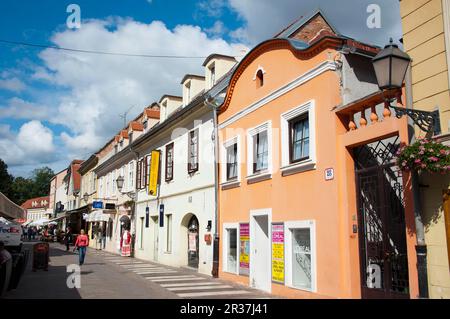 Tkalciceva Street, Zagreb, Kroatien, Unterstadt, Pub Lane Stockfoto