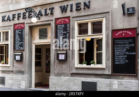 Kaffee Alt Wien, Inn, Bermudadreieick, Wien, Österreich Stockfoto