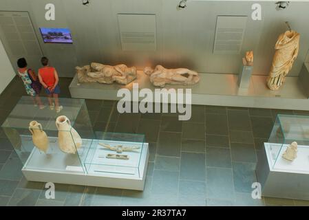 Bolonia, Baelo Claudia, Museum, archäologische Stätte, alte römische Stadt, Strait of Gibraltar Natural Park, Costa de la Luz, Cadiz, Andalusien, Spanien Stockfoto