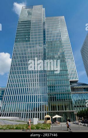 Nextower Jumeirah Hotel, Thurn- und Taxis-Platz, Frankfurt am Main, Hessen, Deutschland Stockfoto