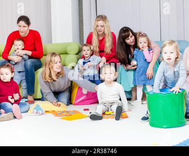 Mütter und Kinder Stockfoto