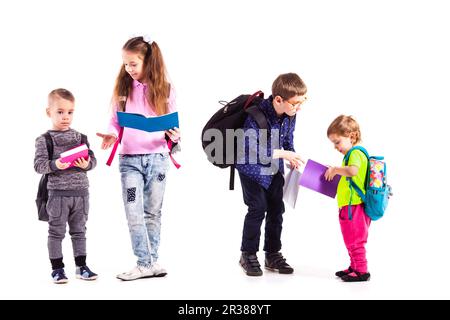 Die Schülerinnen und Schüler Erfahrungen Stockfoto