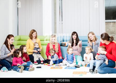 Mütter und Kinder Stockfoto