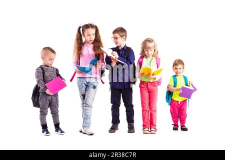 Die Schülerinnen und Schüler Erfahrungen Stockfoto