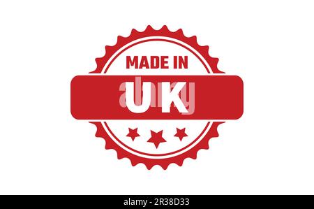 In Großbritannien Stempel gemacht Stock Vektor