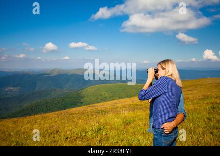 Gemeinsame Reisen für Ehepartner Stockfoto