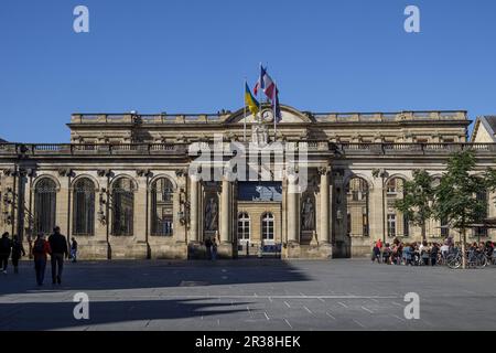 FRANKREICH. GIRONDE (33). BORDEAUX. IM ROHAN-PALAST (NEOKLASSIZISTISCHER STIL) BEFINDET SICH DAS RATHAUS Stockfoto