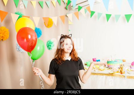 Animator für Kinder Urlaub Stockfoto