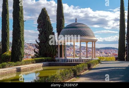 Konzeption Garten Jardin la Concepcion in Malaga (Spanien) Stockfoto