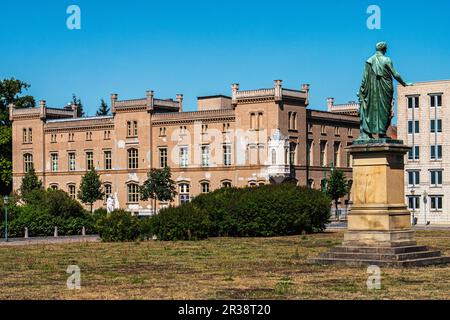 Landesamt für Gesundheit und Soziales, Neustrelitz, Mecklenburg-Vorpommern, Deutschland Stockfoto