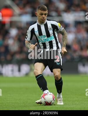 Kieran Trippier von Newcastle United während des Premier League-Spiels zwischen Newcastle United und Leicester City in St. James's Park, Newcastle am Montag, den 22. Mai 2023. (Foto von Mark Fletcher/MI News/NurPhoto) Guthaben: NurPhoto SRL/Alamy Live News Stockfoto