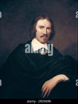 Louis-Isaac Lemaistre de Sacy (1613-1684), Priester, Theologe und französischer Humanist, Porträtmalerei von Philippe de Champaigne, 1655 Stockfoto
