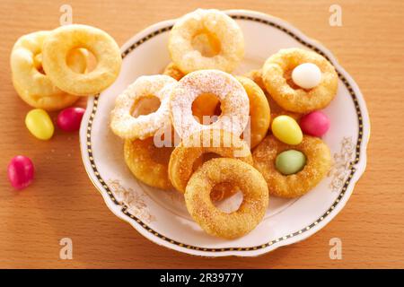 Bozi milosti (ringförmiges Ostergebäck aus der Tschechischen Republik) Stockfoto