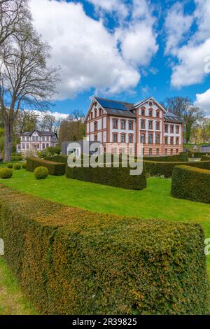 Öffentlicher Garten Schaugarten, Landstadt Waren, Mueritz, Mecklemburgische Seenplatte, Mecklenburg-Vorpommern, Ostdeutschland, Europa Stockfoto