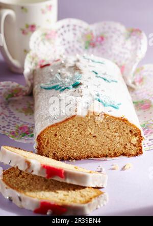 Honigkuchen mit süßen Sternen zu Weihnachten Stockfoto