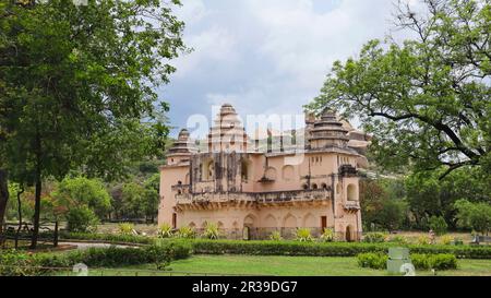 Blick auf Rani Mahal, Chandragiri Fort, Tirupati, Andhra Pradesh, Indien. Stockfoto