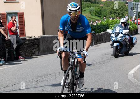 Bergamo, Italien. 21. Mai 2023. Sonny Colbrelli, während Giro-E während der 15. Etappe - Seregno - Bergamo, Giro d'Italia in Bergamo, Italien, Mai 21 2023 Kredit: Independent Photo Agency/Alamy Live News Stockfoto
