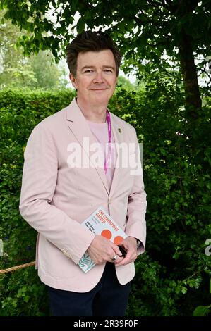 Rick Astley, Press Day, RHS Chelsea Flower Show, Royal Hospital, London, Großbritannien Stockfoto