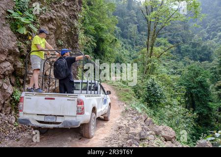 Reserva de Biosfera Visis Cabá, Zona Reina, Quiche, Guatemala, Mittelamerika. Stockfoto