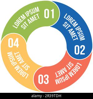Diagrammdesign für Geschäftsdiagramme Stock Vektor