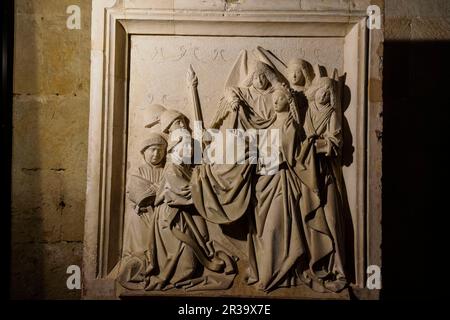 Imposicion De La Casulla ein San Ildefonso, 1507, Museo, Mezquita-Catedral de Córdoba, Andalusien, Spanien. Stockfoto