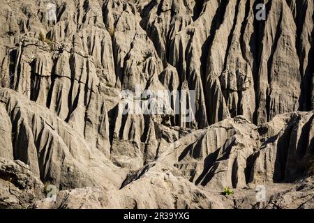 Entlasten kárstico, Mortix veröffentlicht Anwesen, natürliche Umgebung der Sierra de Tramuntana, Mallorca, balearen, spanien, europa. Stockfoto