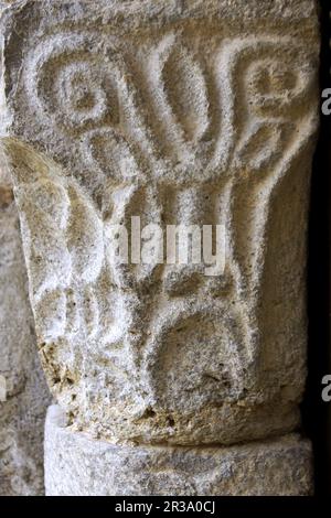 Monasterio de Santa Maria de Obarra (s. IX). Valle del Isábena. Huesca. Aragón. España. Stockfoto