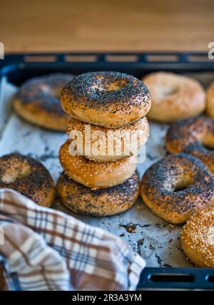 Bagels Stockfoto