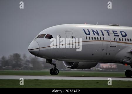 United Airlines, Boeing 787-8 Dreamliner. Stockfoto