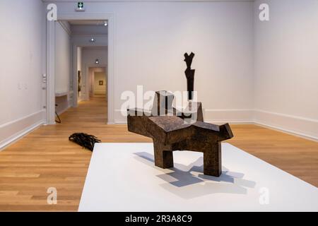 Alrededor del vacío I, 1964, Eduardo Chillida,Museo de Bellas Artes, Bilbao, Spanien. Stockfoto